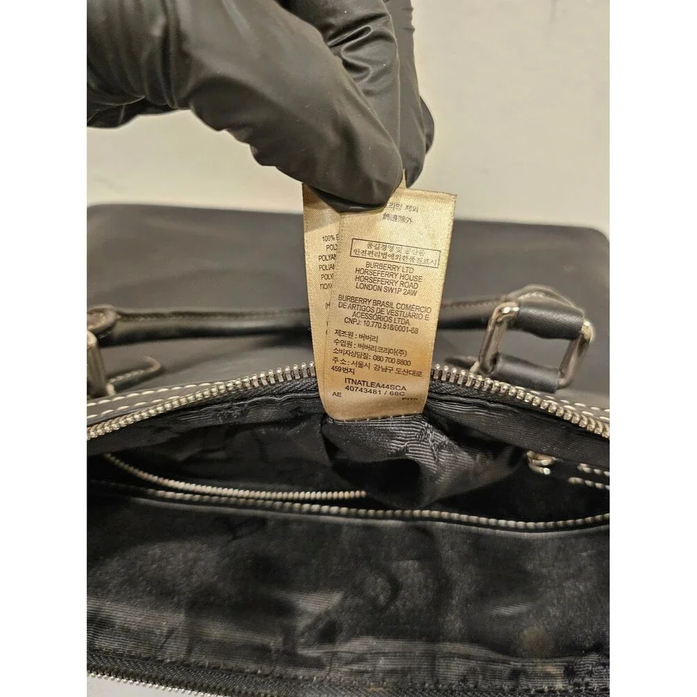 Burberry Heritage Grain Leather Briefcase